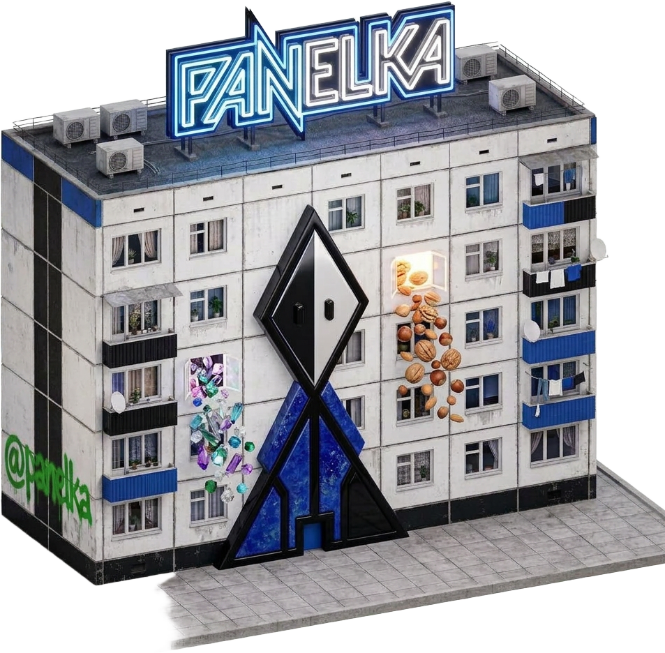 3D здание PANELKA